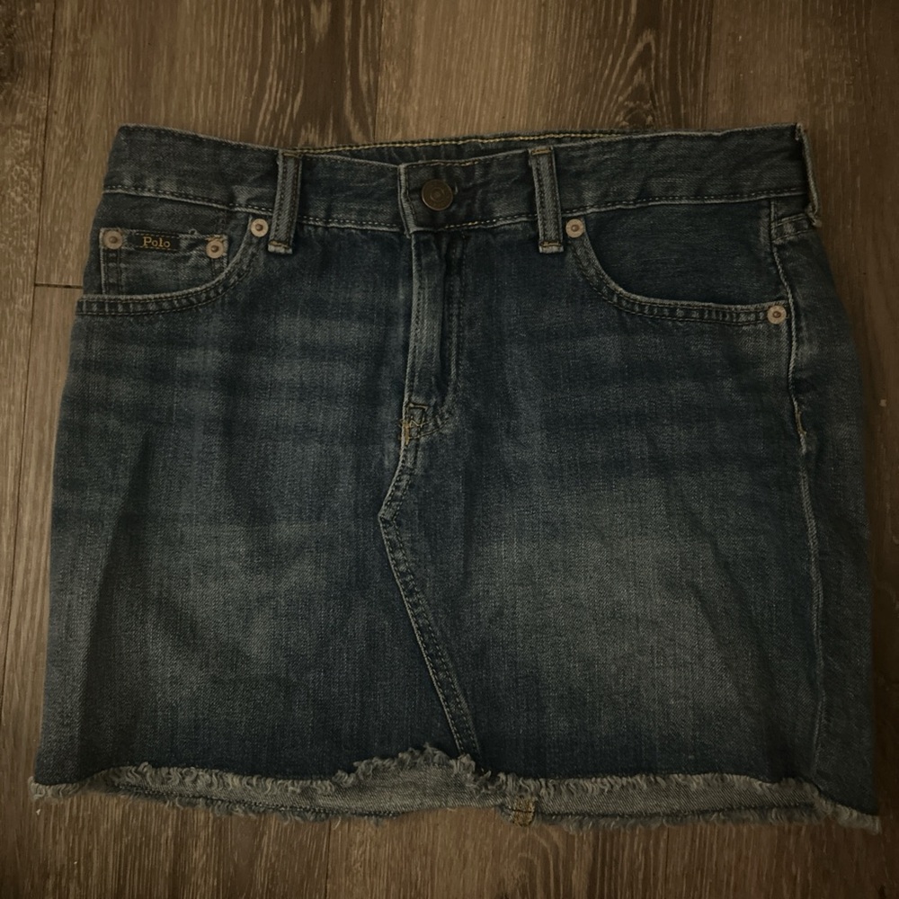 Ralph Lauren Blue Denim Skirt